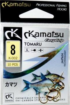 KAMATSU Haczyk TOMARU nr. 8 Gold 10szt