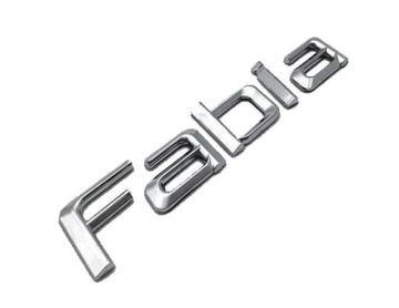 Emblemat znaczek logo napis FABIA Skoda