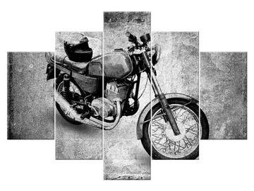 Obraz Motoryzacja Motocykl 150x105 klasyk płótno
