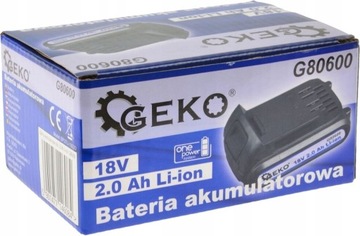 АККУМУЛЯТОР 18 В 2 Ач литий-ионный GEKO OnePower