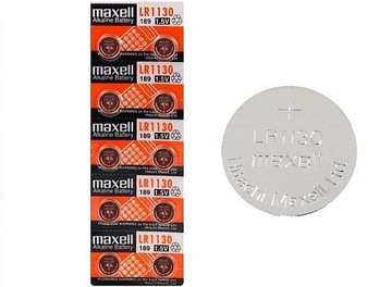 10 X BATERIA LR 1130 MAXELL 1,5V AG10 SR LR54