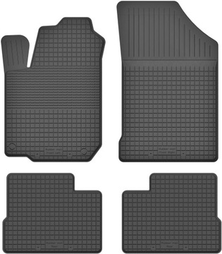 Hyundai i10 I (07-13) DYWANIKI SAMOCHODOWE GUMOWE DO AUTA CZARNE NA WYMIAR