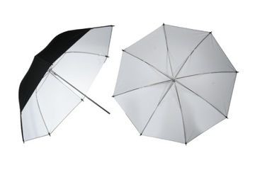 PARASOLKA FOTOGRAFICZNA ODBIJAJĄCA BIAŁA 84cm 33''