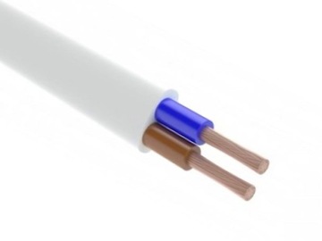 KABEL PRZEWÓD ELEKTRYCZNY OMYp 2x1,5 300V PŁASKI LINKA MIESZKANIOWY 100M
