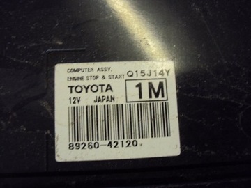 МОДУЛЬ КОНТРОЛЛЕРА TOYOTA RAV4 2013- 89260-42120