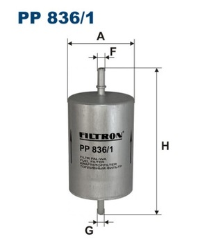 Топливный фильтр FILTRON PP836/1 VW AUDI SEAT SKODA