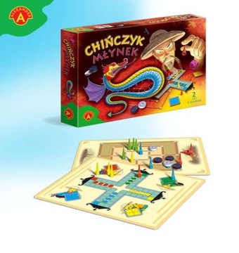 CHIŃCZYK - MŁYNEK - 2 gry gra firmy ALEXANDER