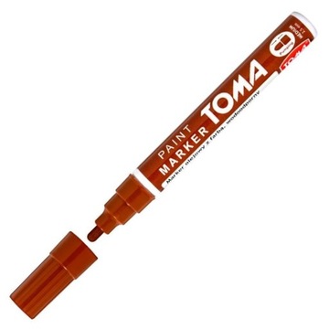 MARKER OLEJOWY, OLEJNY 2,5mm TOMA TO-440 BRĄZOWY