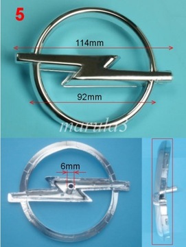 OPEL VECTRA C PŘEDNÍ 134MM ZNAK LOGO ZNAKY