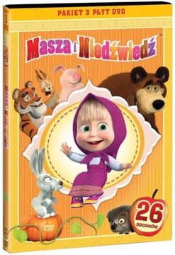 MASZA I NIEDŹWIEDŹ - część 1,2,3 [BOX 3 DVD]