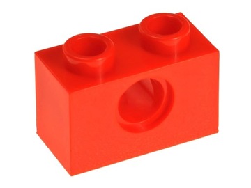 LEGO Belka 1x2 3700 370021 czerwona - 4 szt.