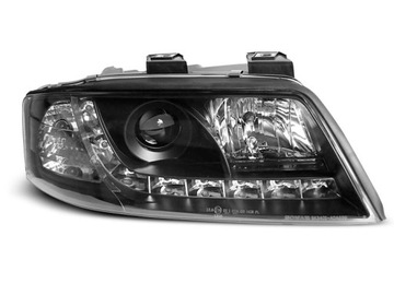 LAMPY REFLEKTORY AUDI A6 C5 97-01 DAYLIGHT BLACK