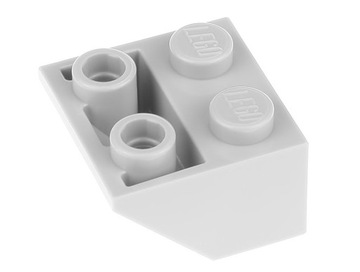 LEGO Skos odwrócony 2x2 3660 szary jasny - 2 szt.