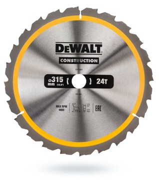 Пильное полотно по дереву DeWalt DT1961 315 мм 30 мм 24z