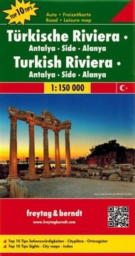 TURECKA RIWIERA: ANTALYA, SIDE, ALANAY MAPA SAMOCHODOWA I TURYSTYCZNA FB