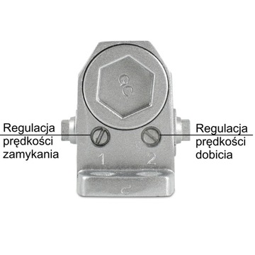 SAMOZAMYKACZ DO DRZWI DRZWIOWY Z BLOKADĄ BRĄZOWY