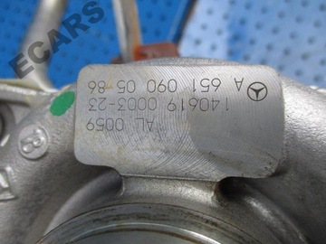 ТУРБИНА MERCEDES W246 W117 W176 A6510900586