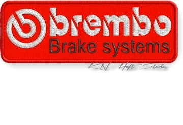 NASZYWKA termo-naszywka - BREMBO haft 80 x28 mm