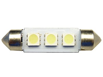 10x42 żarówka LED rurkowa 42mm 3 SMD C5W C10W 12V