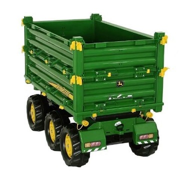 Rolly Toys Rolly Multi John Deere 3-осный прицеп-самосвал