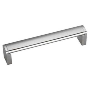 UCHWYT MEBLOWY PRĘTOWY A-120/224 STAL SZCZOTKOWANA