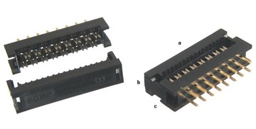 Złącze IDC/DIP-16 zaciskane na taśmę i do druku - 2 sztuki