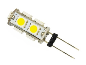 Żarówka G4 9 LED 12VDC 5050 SMD 150lm Biały ciepły