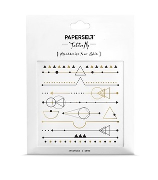 Paperself tatuaż konstelacja wzór damskie naklejki