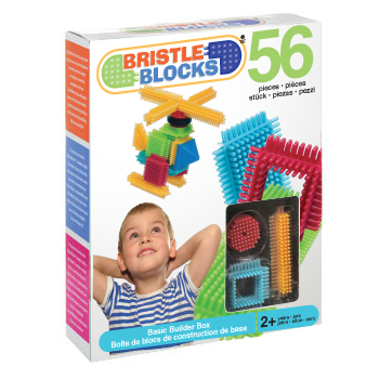 Блоки ёжик 56 шт. Блоки из щетины B.Toys 2+