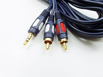 VITALCO kabel przewód jack 3,5/ 2 rca chinch 5,0m