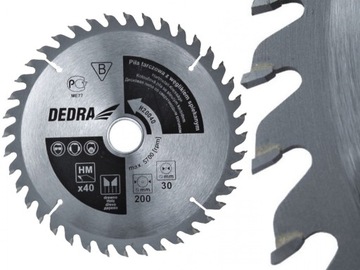 DEDRA Piła tarczowa do drewna węglik 400x30 100z