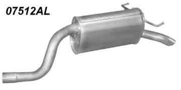 TŁUMIK KOŃCOWY FIAT PUNTO II 1.9 DS DIESEL