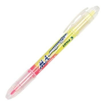 Zakreślacz dwustronny Pilot 3.6mm żołto-różowy