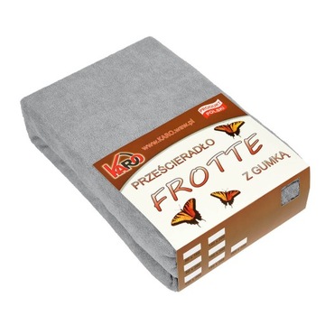 фото ориг. №3, Sheet terry cloth with elastic band 200×220 gray