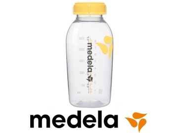 Medela 1 бутылочка для груди с принтом, 250 мл