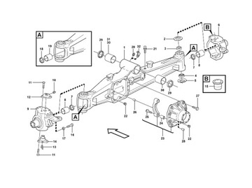 НИЖНИЙ Поворотный палец TEREX FERMEC CARRARO