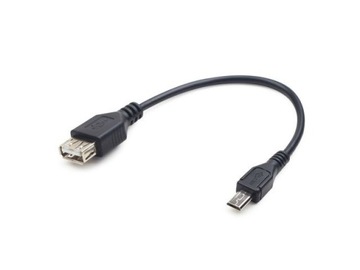 KABEL ADAPTER host OTG micro USB - USB DŁUGI WTYK