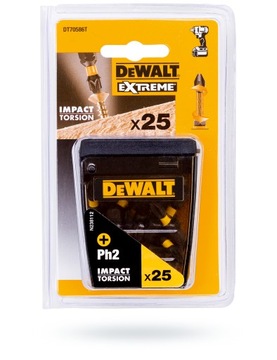 Биты IMPACT Ph2 x25 25шт TORSION DeWalt