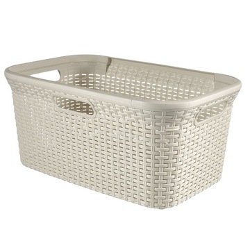 фото ориг. №2, Basket freestanding laundry curver 45l creamy