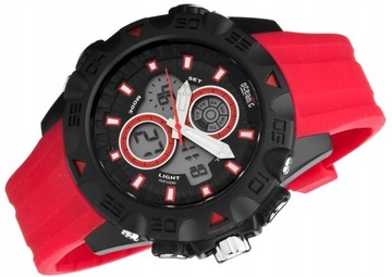 Zegarek DualTime XONIX Męski Multi LCD + Analog