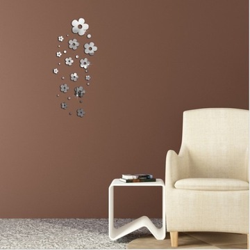 Зеркальные наклейки на стены с зеркальным эффектом