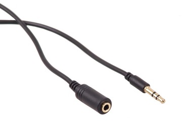 PRZEDŁUŻACZ MINI JACK M-F WTYK GNIAZDO STEREO 5M