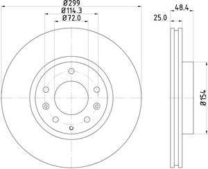 ПЕРЕДНИЕ ДИСКИ TEXTAR КОЛОДКИ MAZDA 6 2007- 299MM