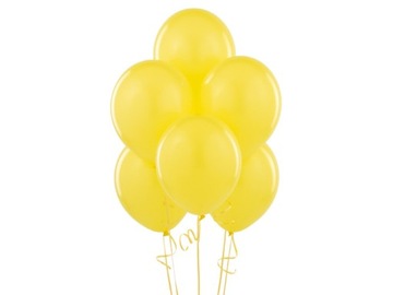 20szt. Balony Pastelowe ZÓŁTE Sylwester Urodziny Wesele Ślub 11 cali
