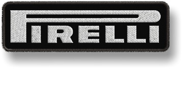 Pirelli naszywka termo haftowana naprasowanka