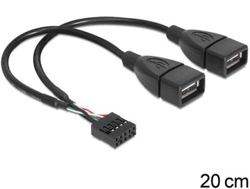 Wyprowadzenie 2xUSB płyta głowna - gniazdo USB 2.0