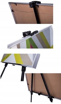 SZTALUGA ALUMINIOWA stojak 190cm statyw tablica100