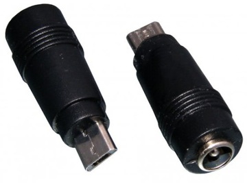 ADAPTER DC gniazdo 2,1/5,5 - wtyk micro USB (3531)