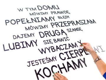 3D Napisy wyrazy Twoje Literki na ścianę 3-9cm