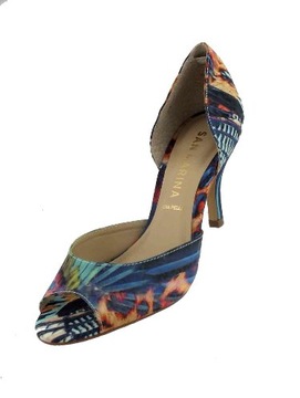 peep toe - 50 % czółenka kolorowe szpilki 38 GADO
